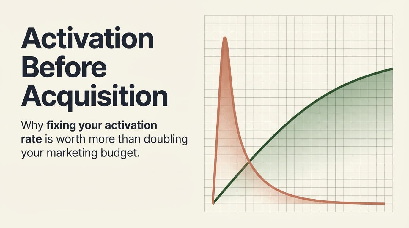 Activation Before Acquisition: The Growth Sequencing Framework
