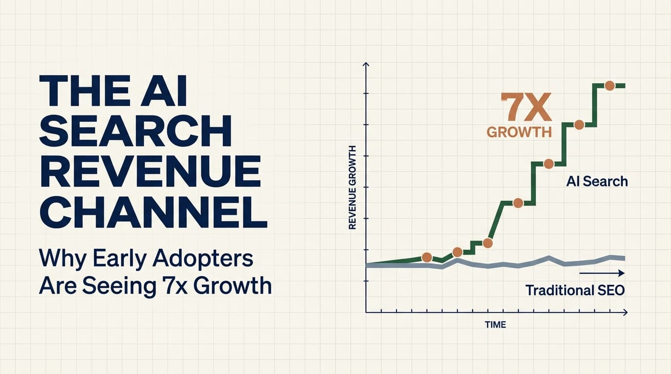 The AI Search Revenue Channel: Why Early Adopters Are Seeing 7x Growth