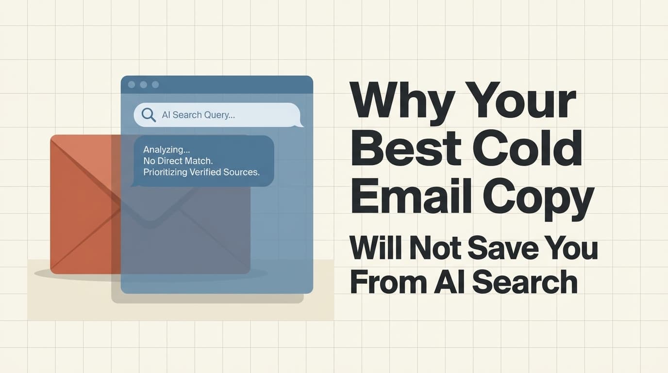 Why Your Best Cold Email Copy Will Not Save You From AI Search